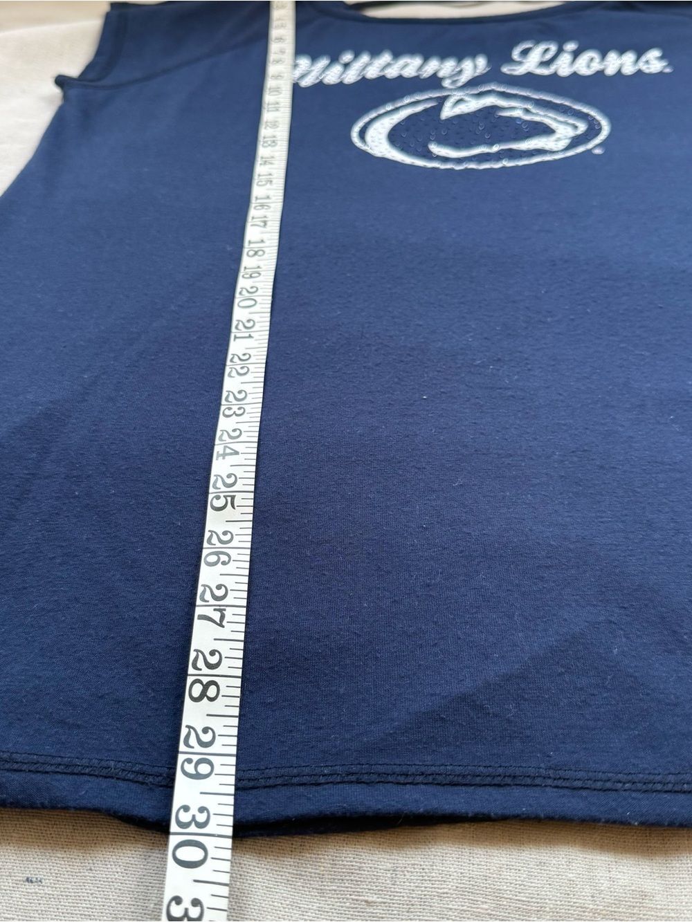 Colosseum Penn State Nittany Lions Sparkle Logo Criss Cross Back Tee Plus XXL - Picture 7 of 9